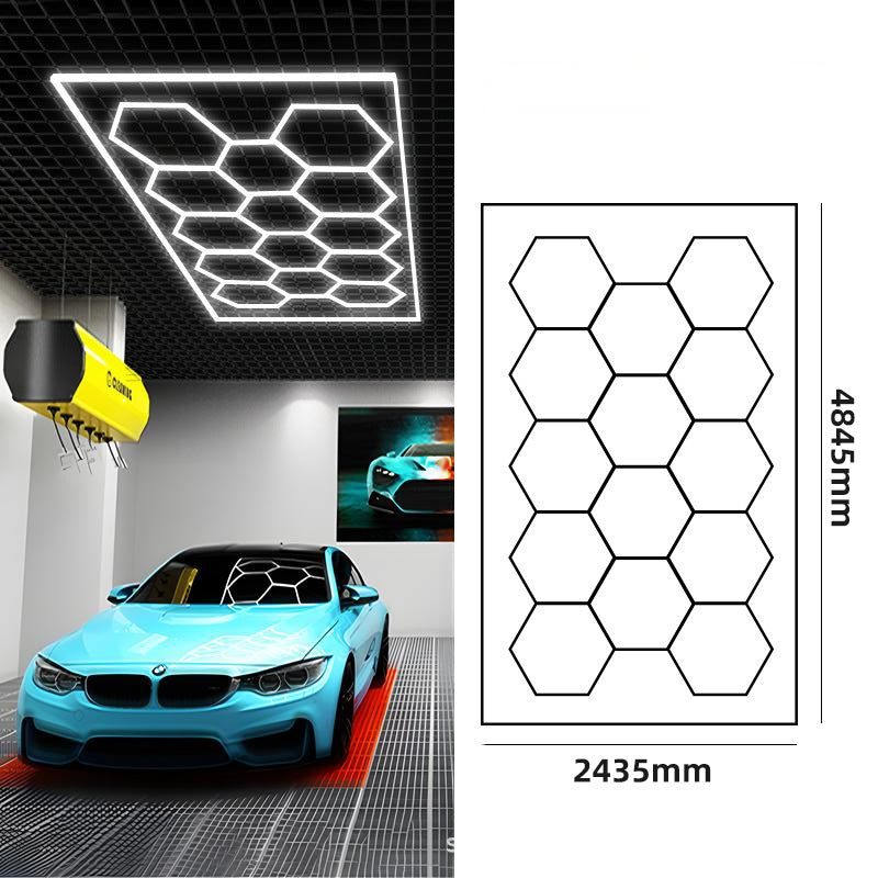 Exklusive Hexagon LED-Deckenbeleuchtung